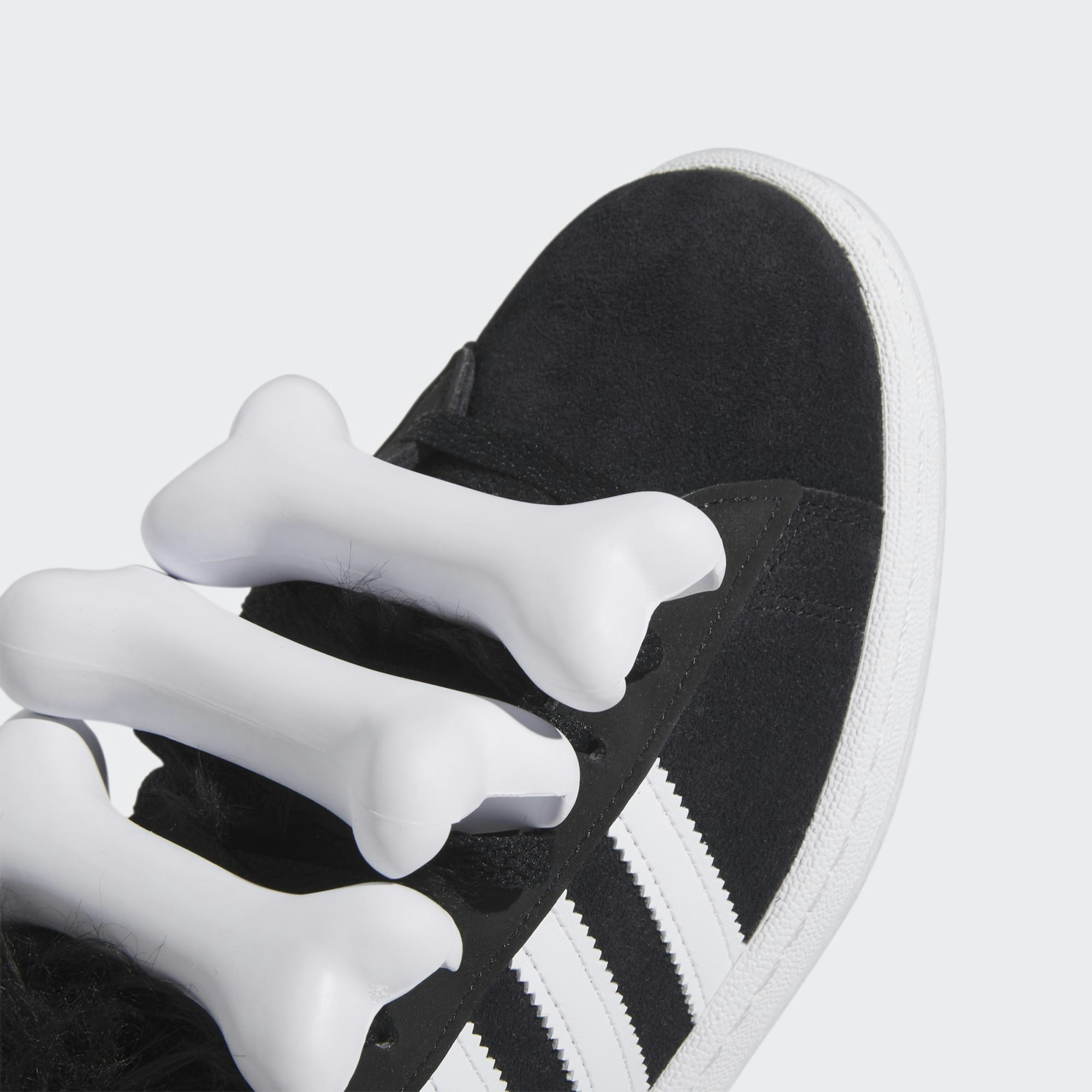 Jeremy Scott x adidas Campus 80 "Bones" (Black)