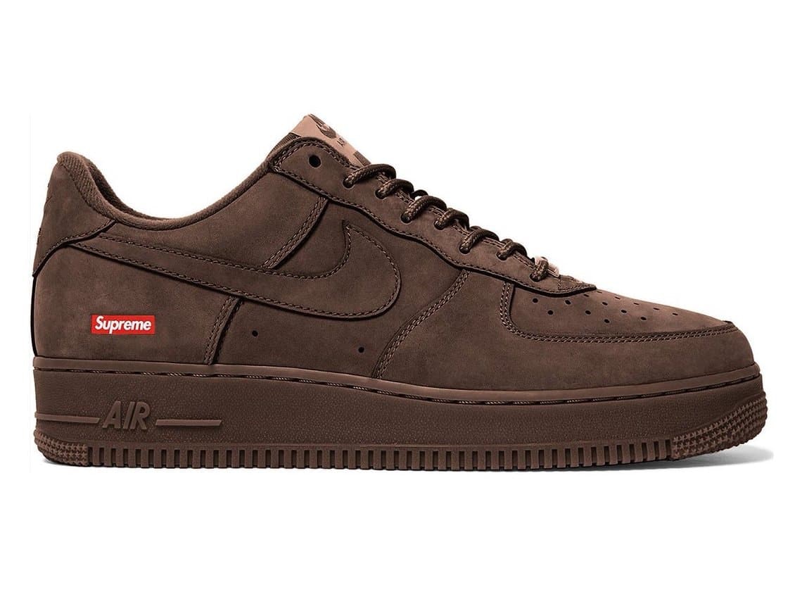 Supreme x Nike Air Force 1 "Baroque Brown"