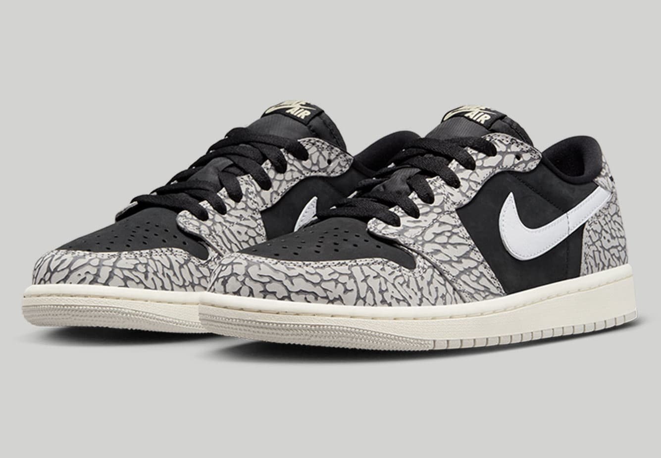 Air Jordan 1 Low OG "Black Cement" 