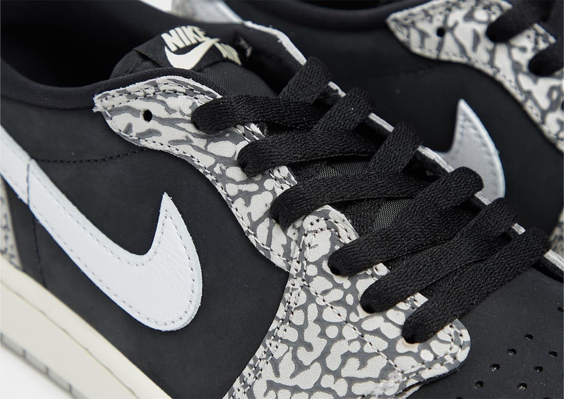 Air Jordan 1 Low OG "Black Cement" 