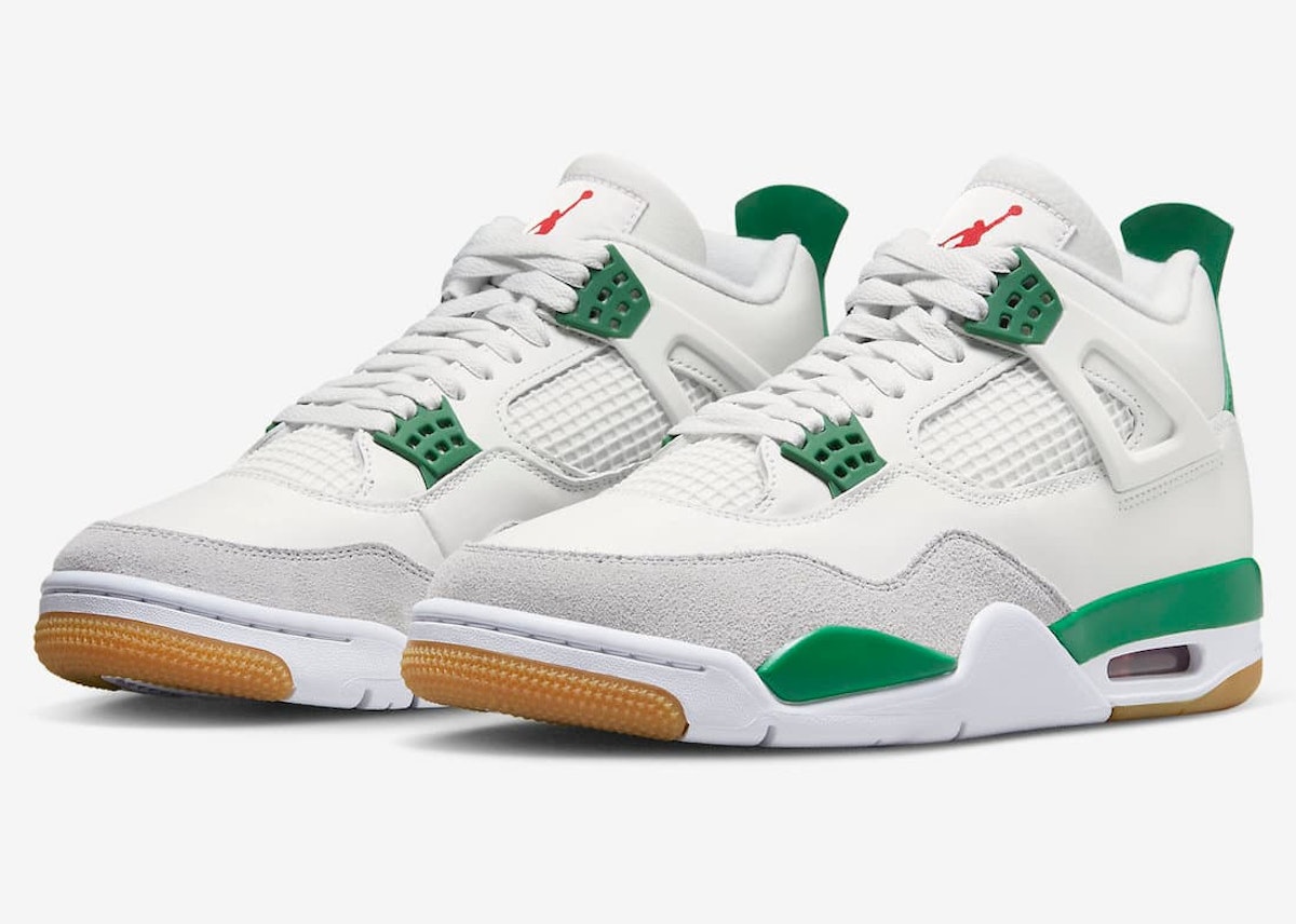 jordan 4 white green