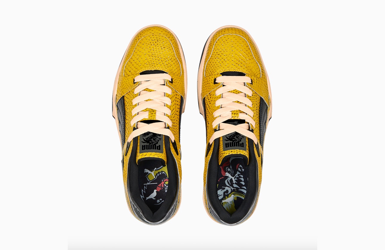 Jeff Staple x Puma Slipstream Low "Yellow Snakeskin"