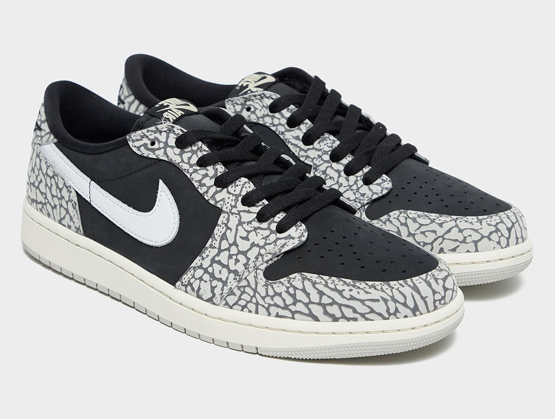 Air Jordan 1 Low OG "Black Cement"