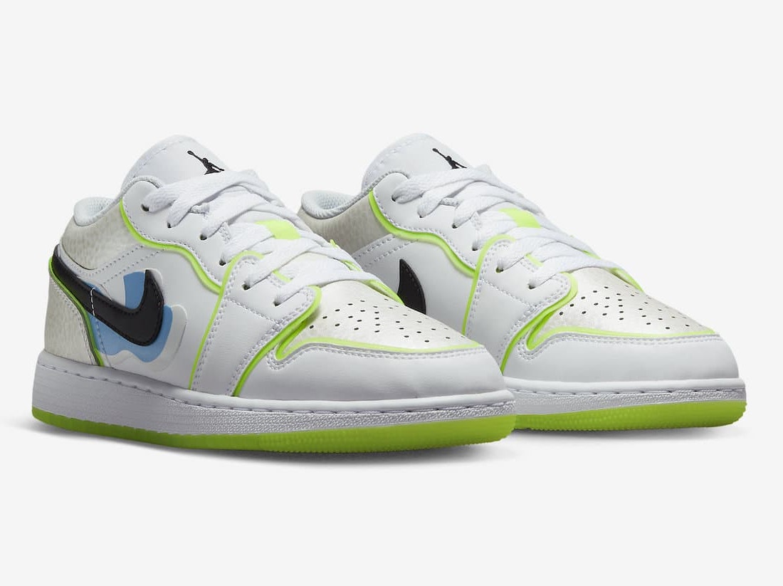 Air Jordan 1 Low GS "Volt Platinum"