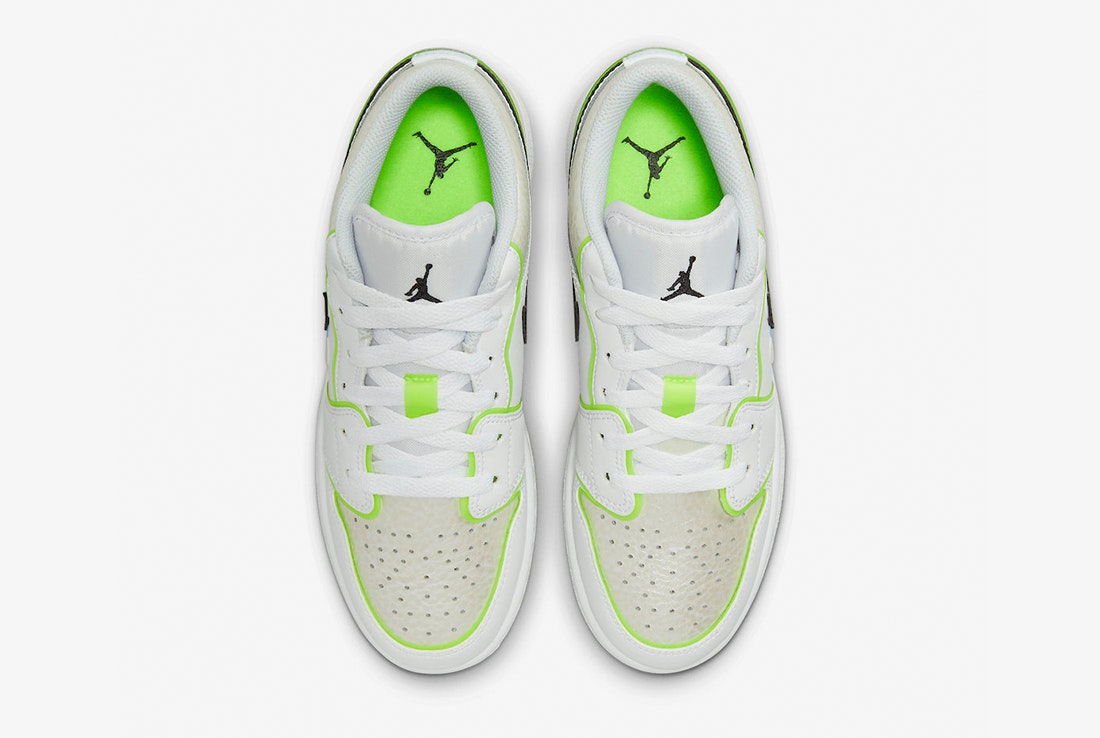 Air Jordan 1 Low GS "Volt Platinum"