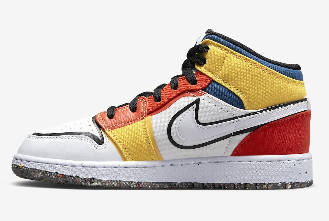 Air Jordan 1 Mid GS "Multi Canvas"