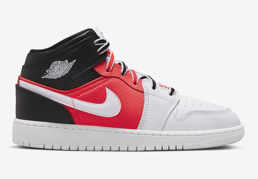 Air Jordan 1 Mid GS "Infrared 23"