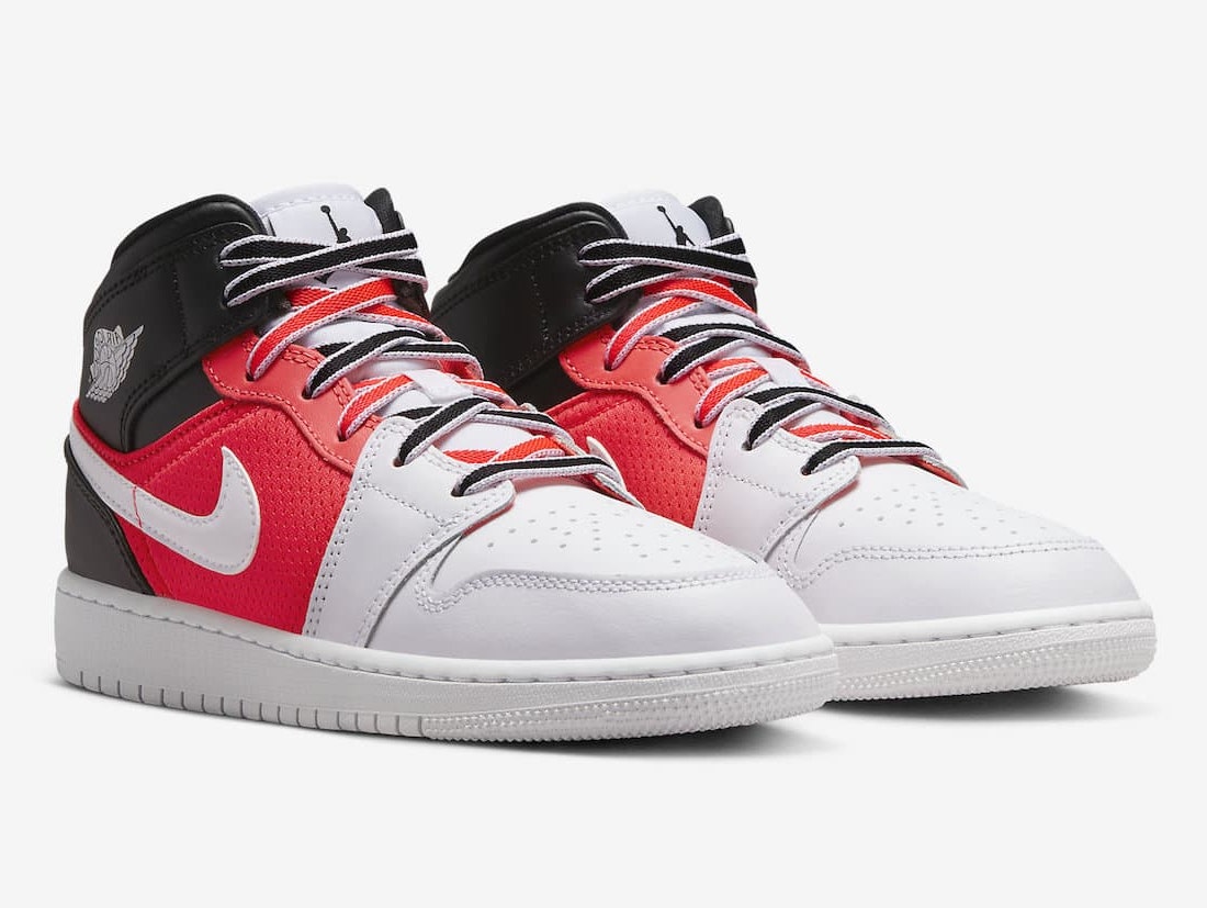 Air Jordan 1 Mid GS "Infrared 23"