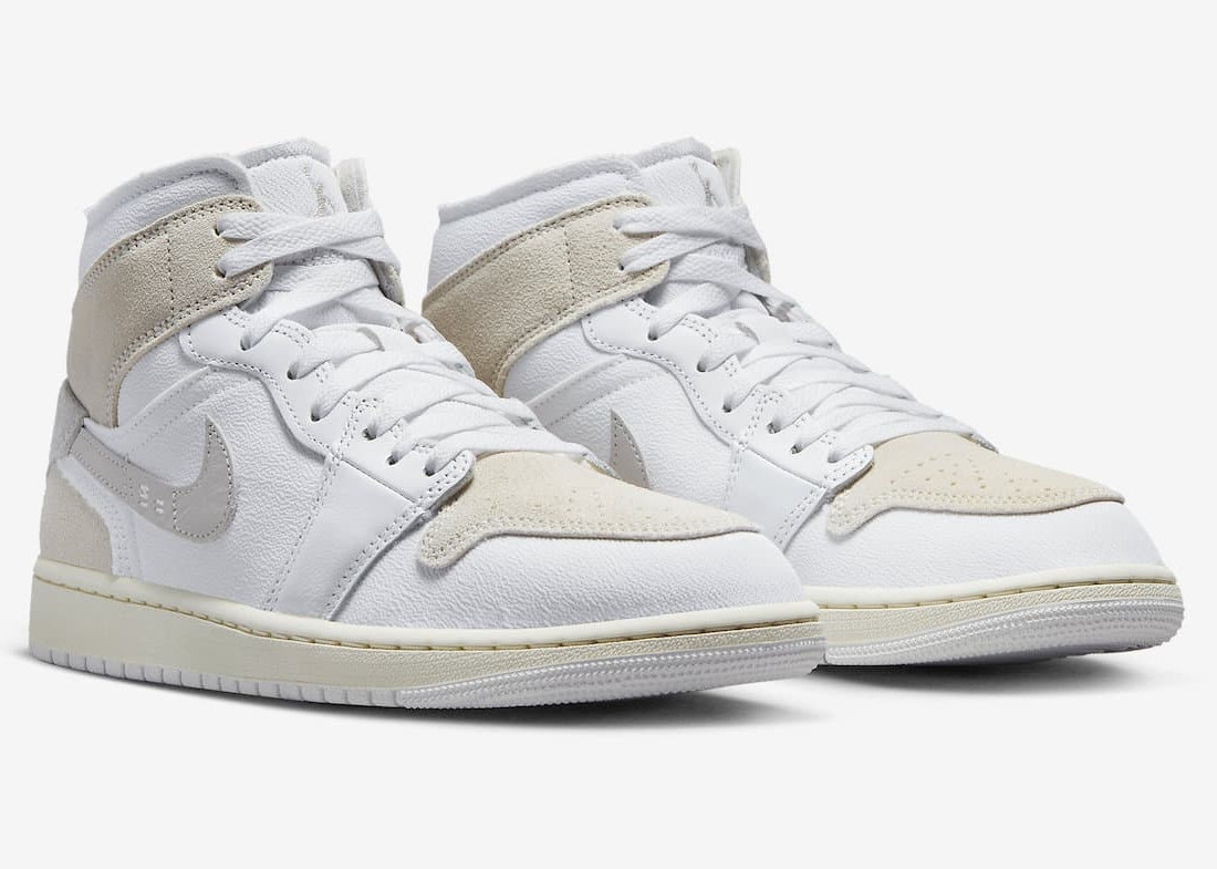 Air Jordan 1 Mid Craft "Light Orewood Brown"