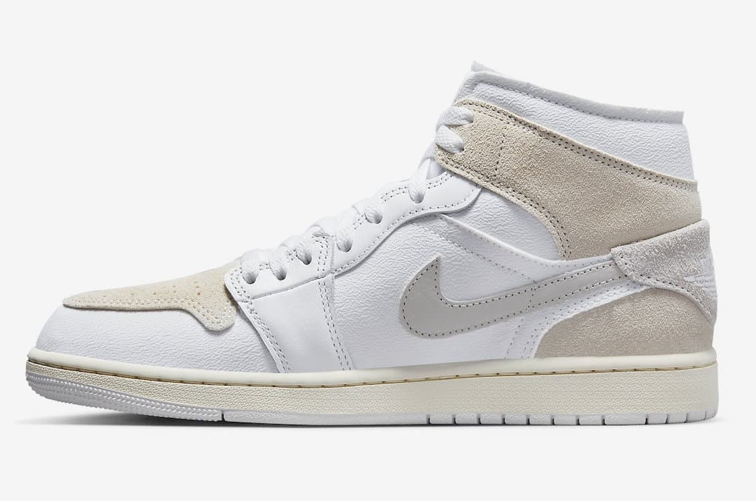 Air Jordan 1 Mid Craft "Light Orewood Brown"