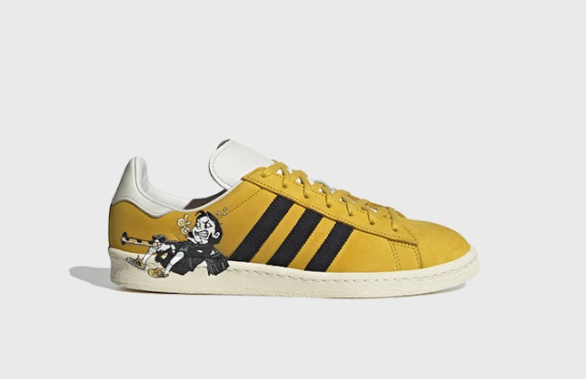 Kasina x Kim Jung Gi x adidas Campus "Haze Yellow"