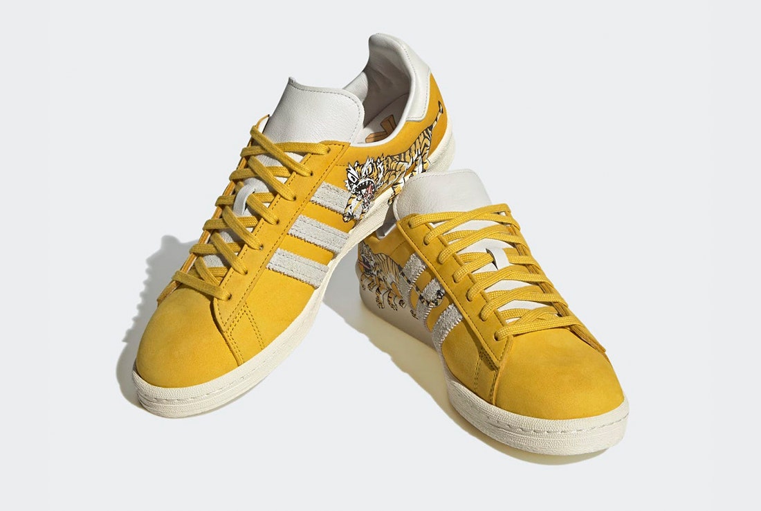 Kasina x Kim Jung Gi x adidas Campus "Haze Yellow"