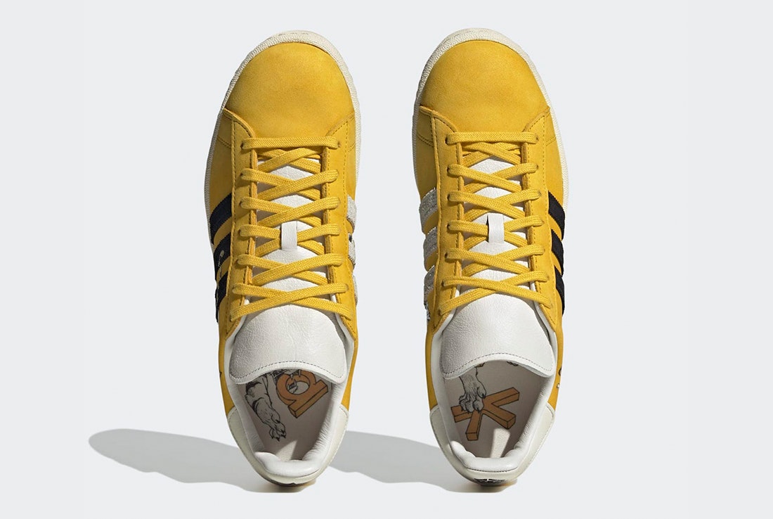 Kasina x Kim Jung Gi x adidas Campus "Haze Yellow"