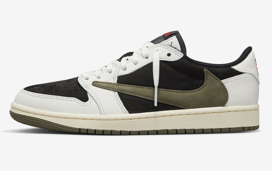 Wie bekomme ich die Travis Scott x Air Jordan 1 Low "Olive"?