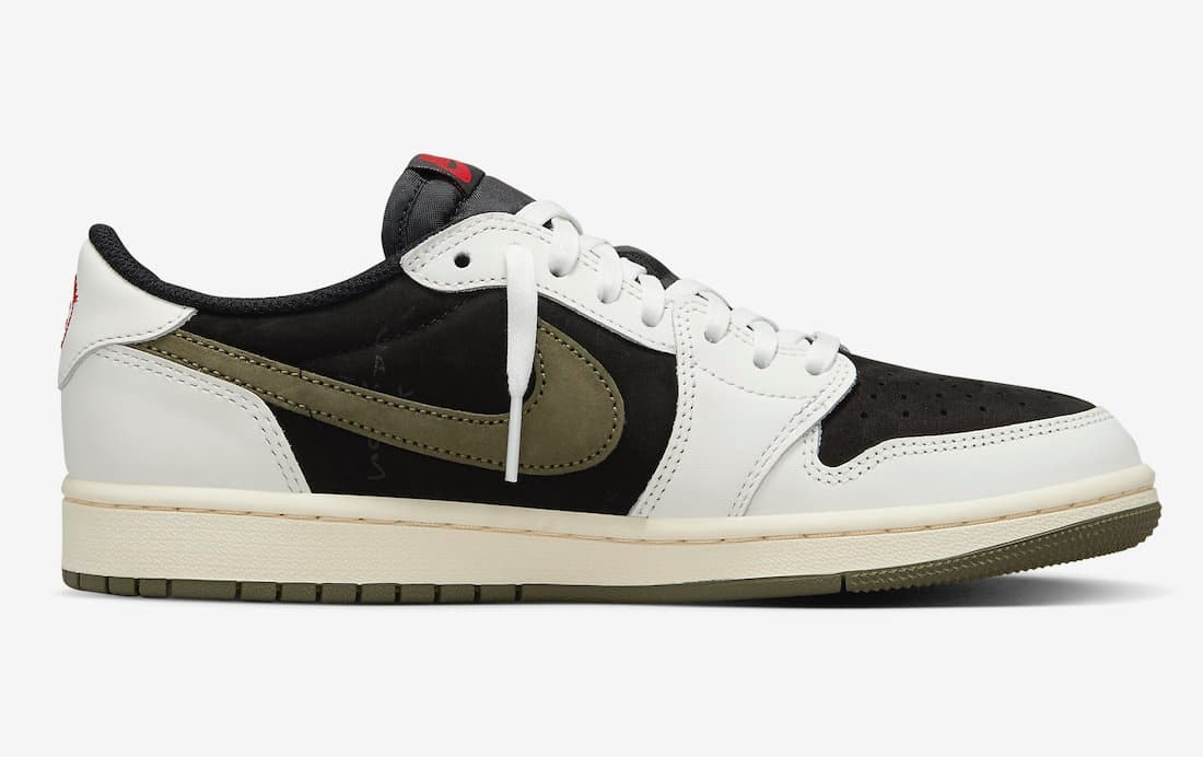 Wie bekomme ich die Travis Scott x Air Jordan 1 Low "Olive"?