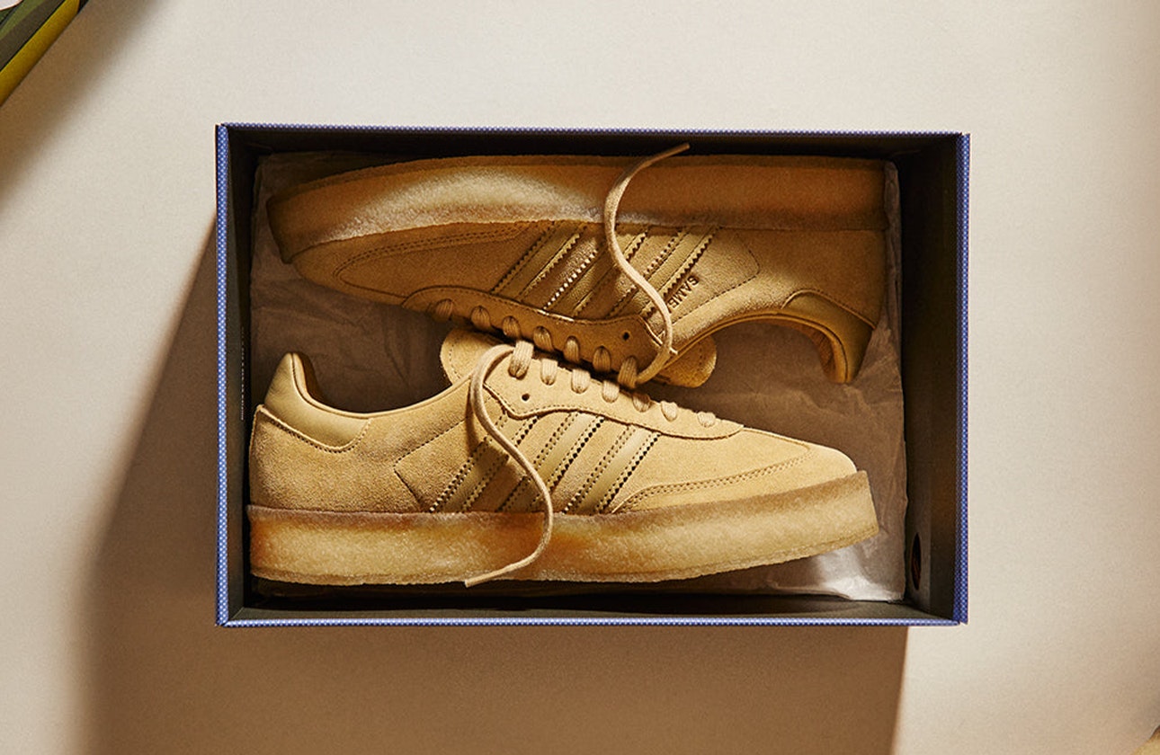 Ronnie Fieg x Clarks x adidas Samba "Savannah"