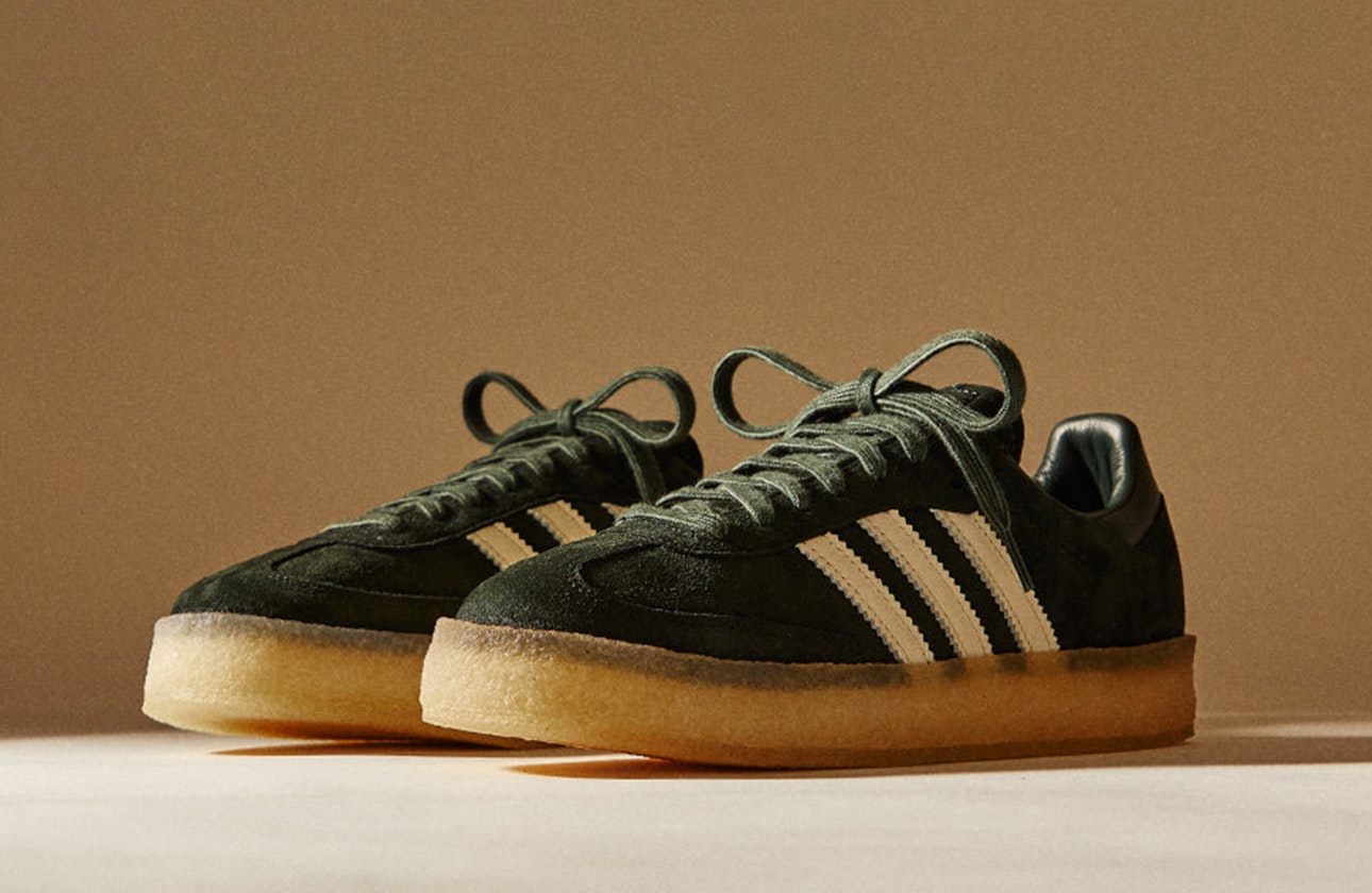 Ronnie Fieg x Clarks x adidas Samba Shadow Green kaufen ID7299 HEAT MVMNT