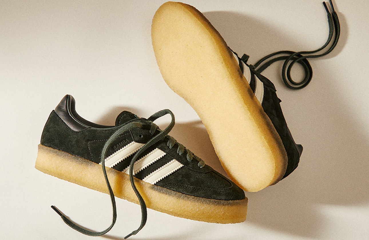 Ronnie Fieg x Clarks x adidas Samba "Shadow Green"