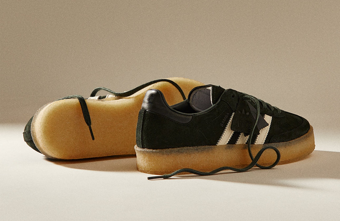Ronnie Fieg x Clarks x adidas Samba "Shadow Green"