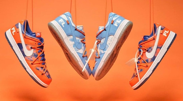 Die Off-White x Futura x Nike Dunk Low Auktion beginnt bald