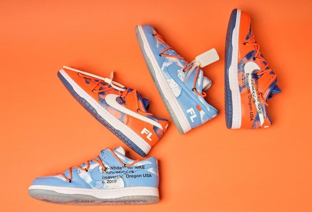 Die Off-White x Futura x Nike Dunk Low Auktion beginnt bald