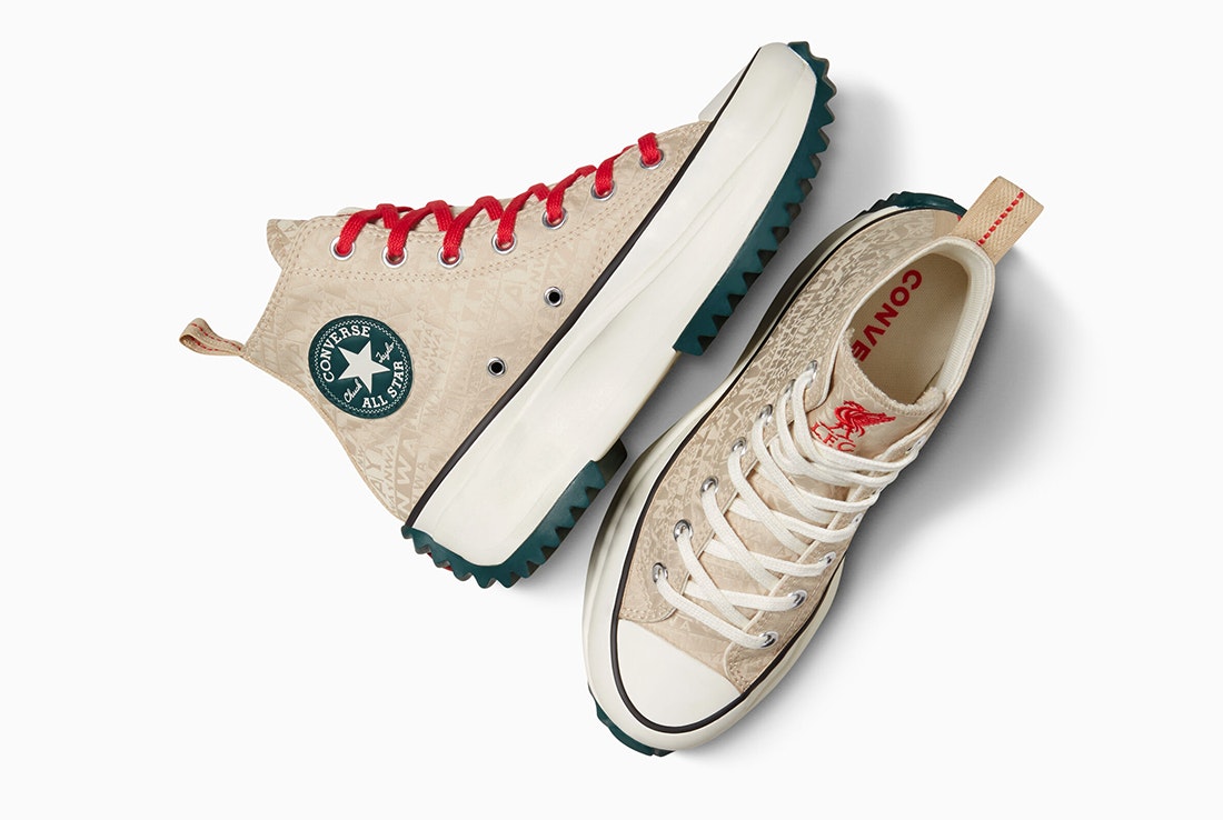 FC Liverpool x Converse Run Star Hike Platform "Oat Milk"