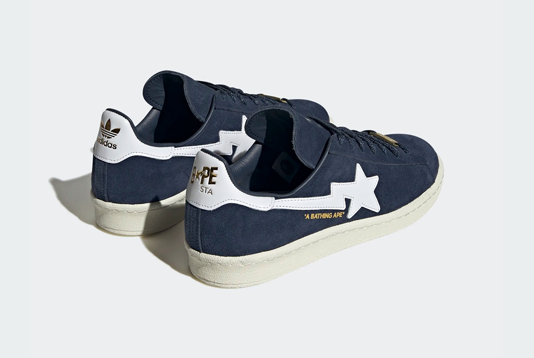 BAPE x adidas Campus 80s "Collegiate Navy"