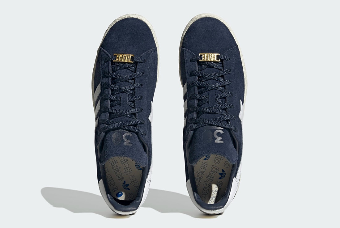 BAPE x adidas Campus 80s "Collegiate Navy"