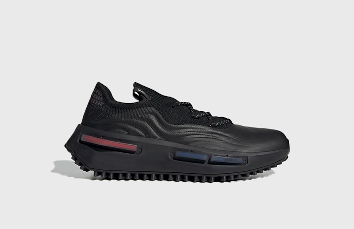 Adidas nmd black and red bottom online