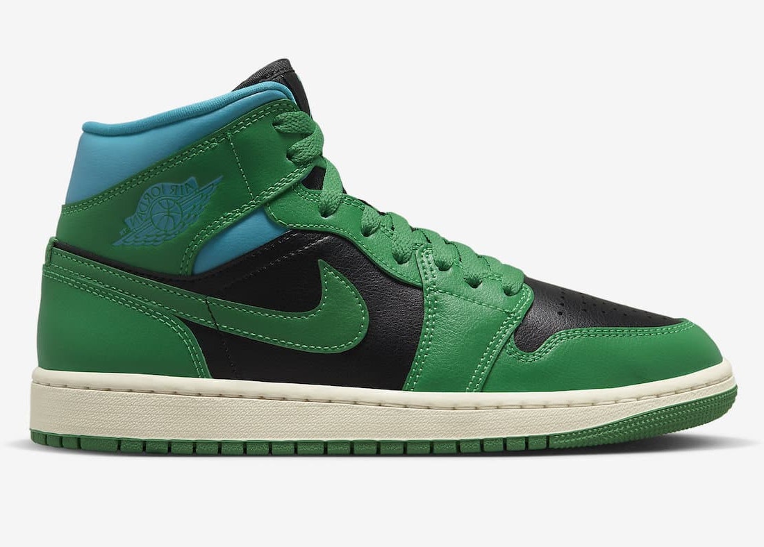 Air Jordan 1 Mid "Lucky Green"