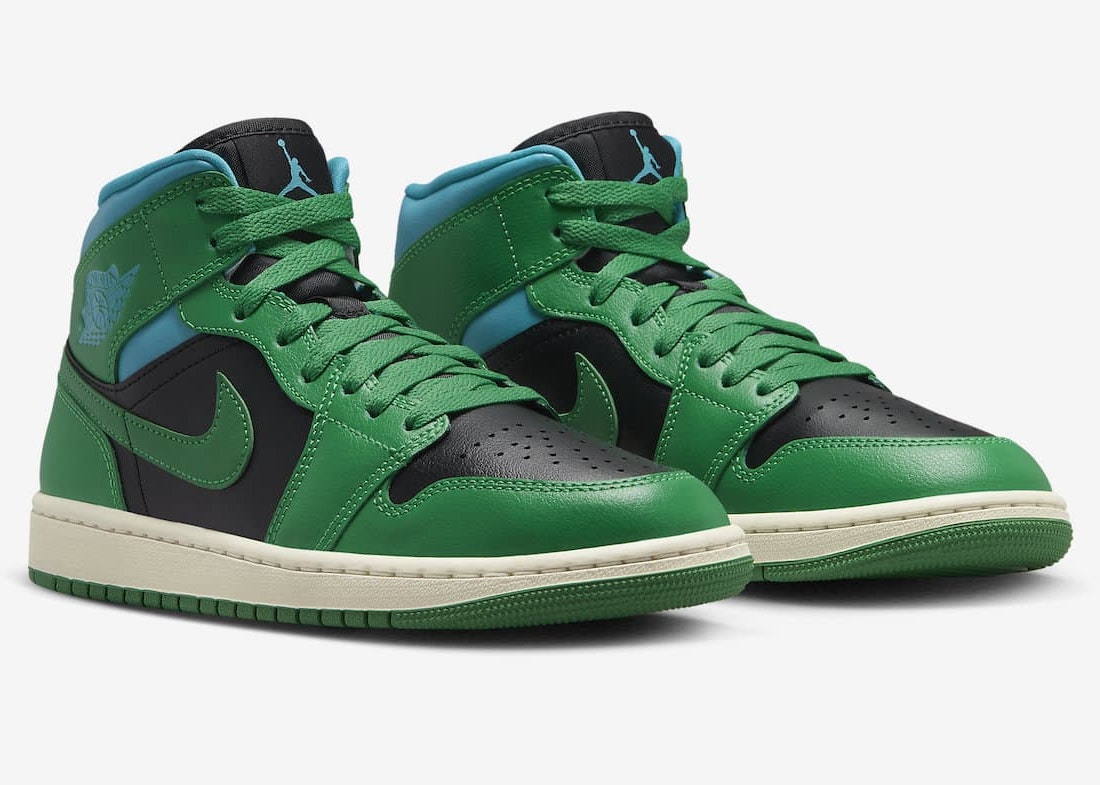 Air Jordan 1 Mid "Lucky Green"