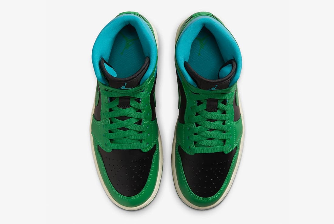 Air Jordan 1 Mid "Lucky Green"