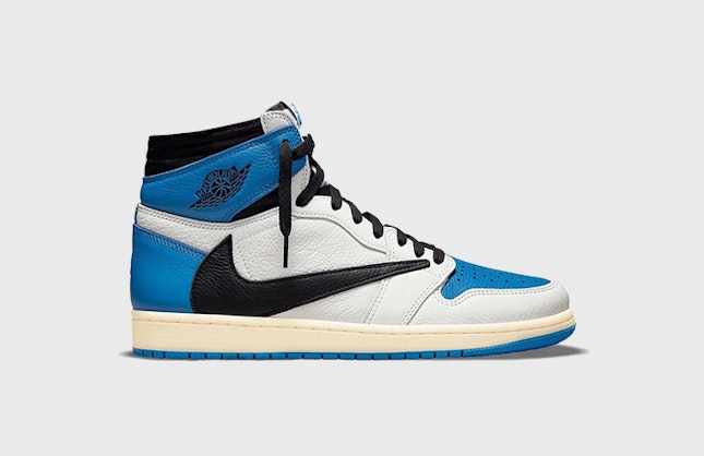 Fragment x Travis Scott x Air Jordan 1 High "Military Blue"