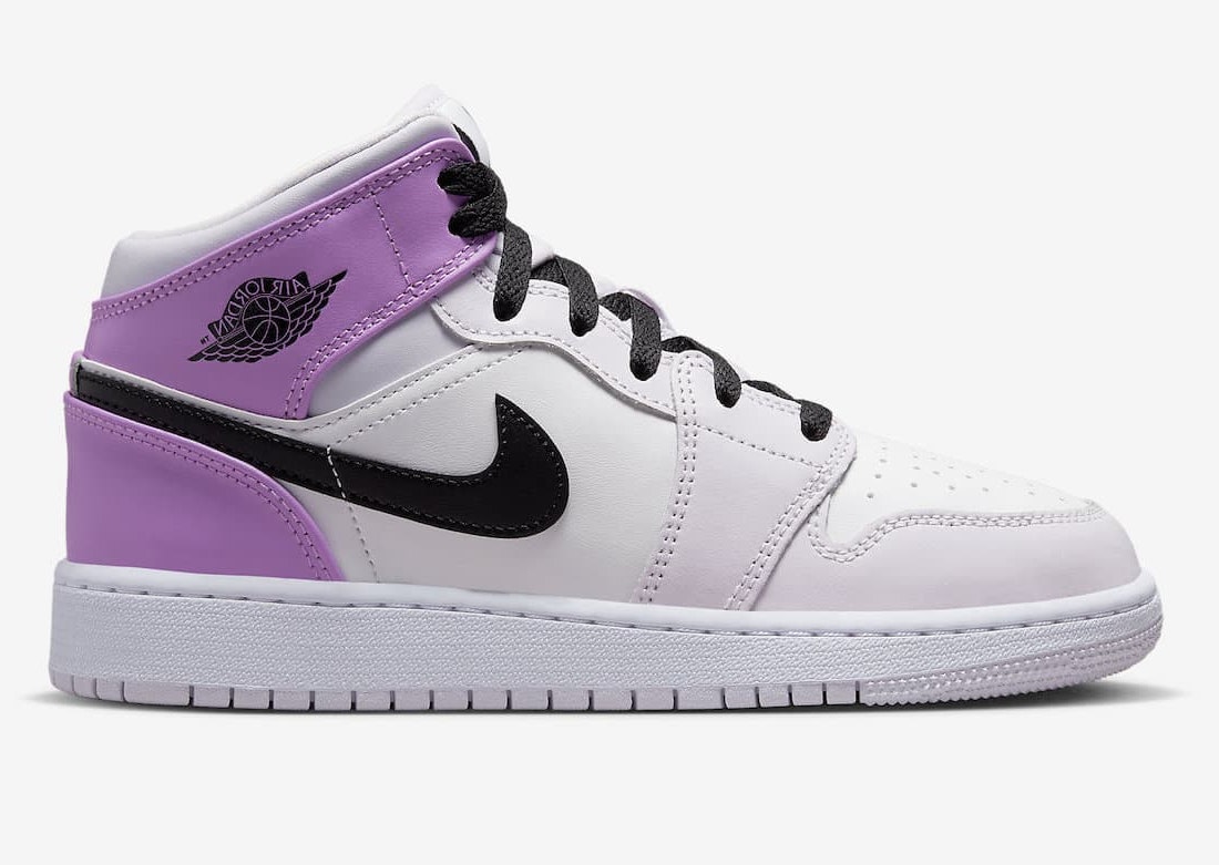 Air Jordan 1 Mid GS "Barely Grape"