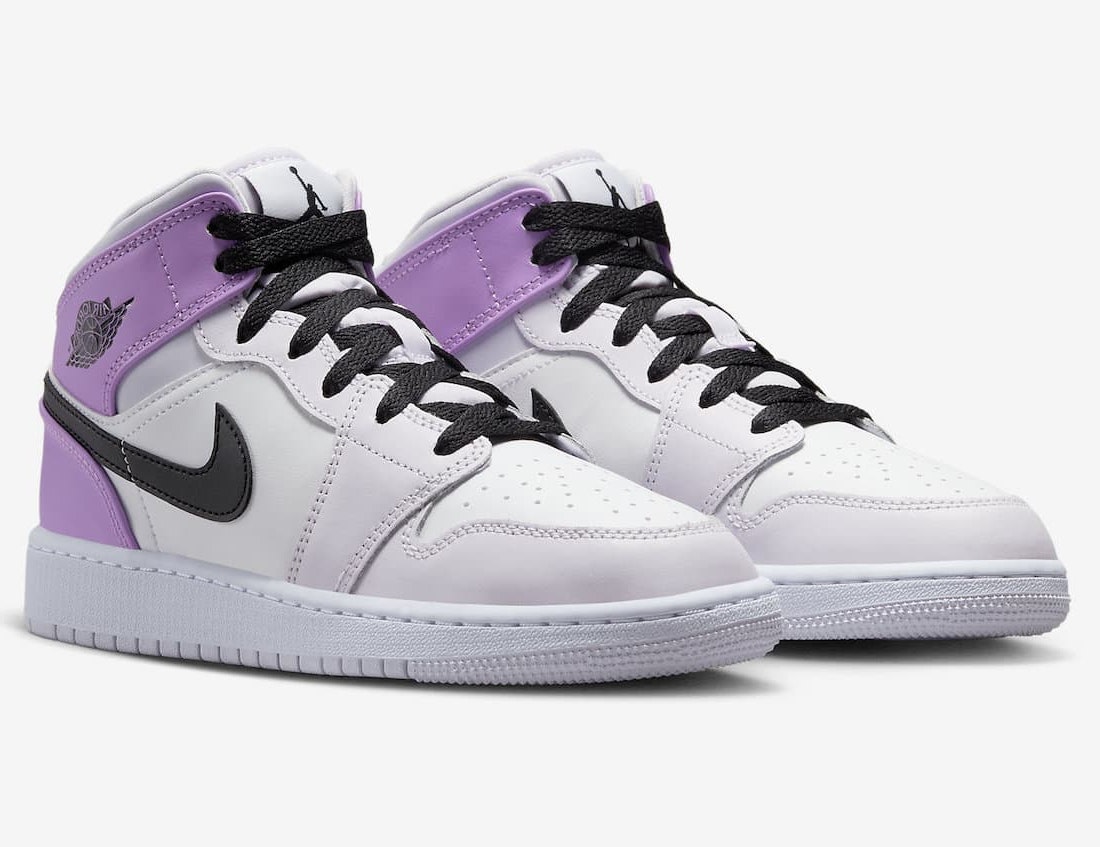 Air Jordan 1 Mid GS "Barely Grape"
