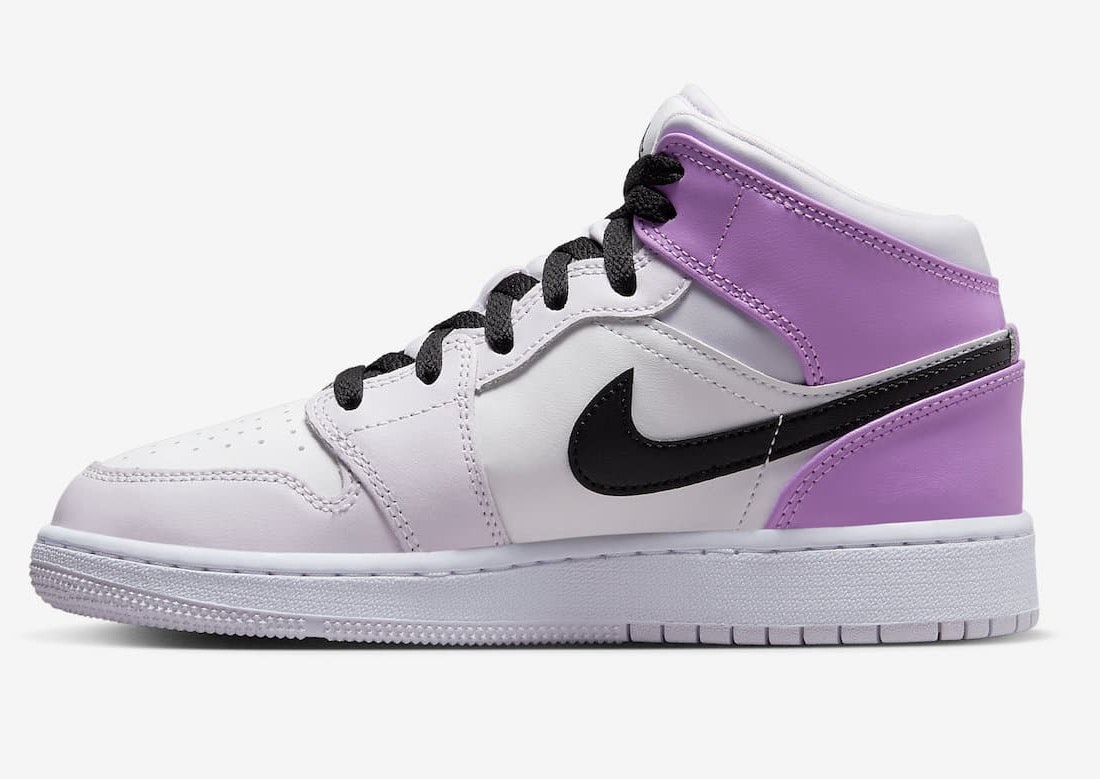 Air Jordan 1 Mid GS "Barely Grape"