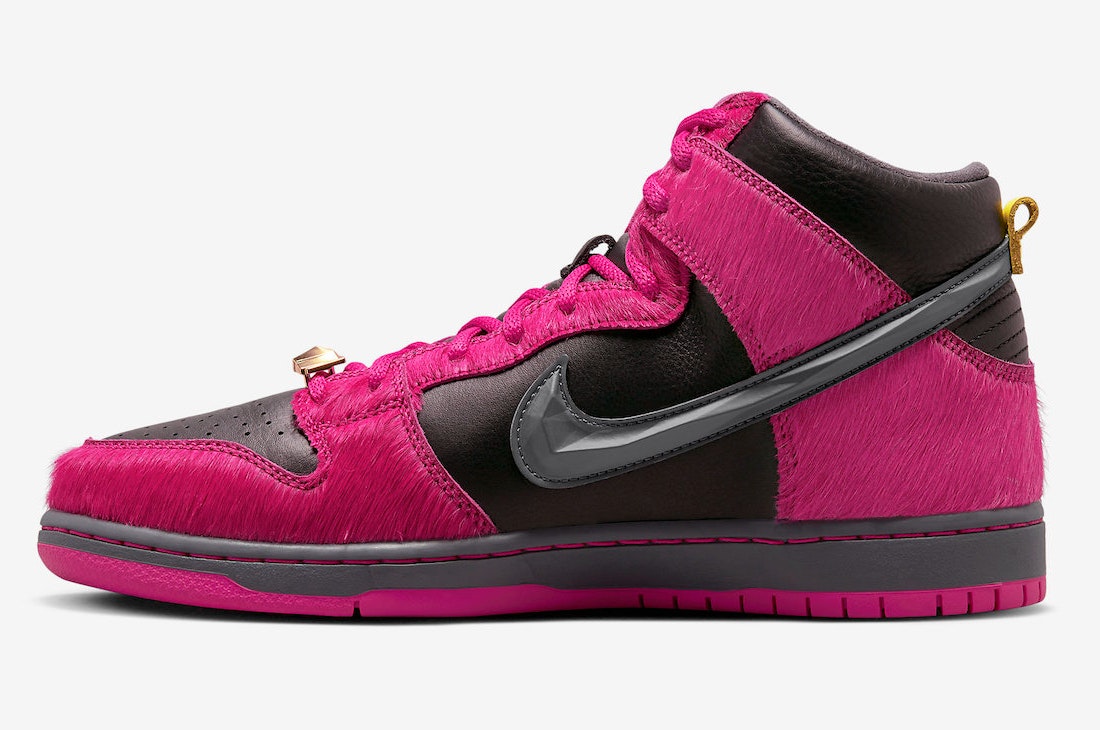 Run The Jewels x Nike SB Dunk High "Active Pink"