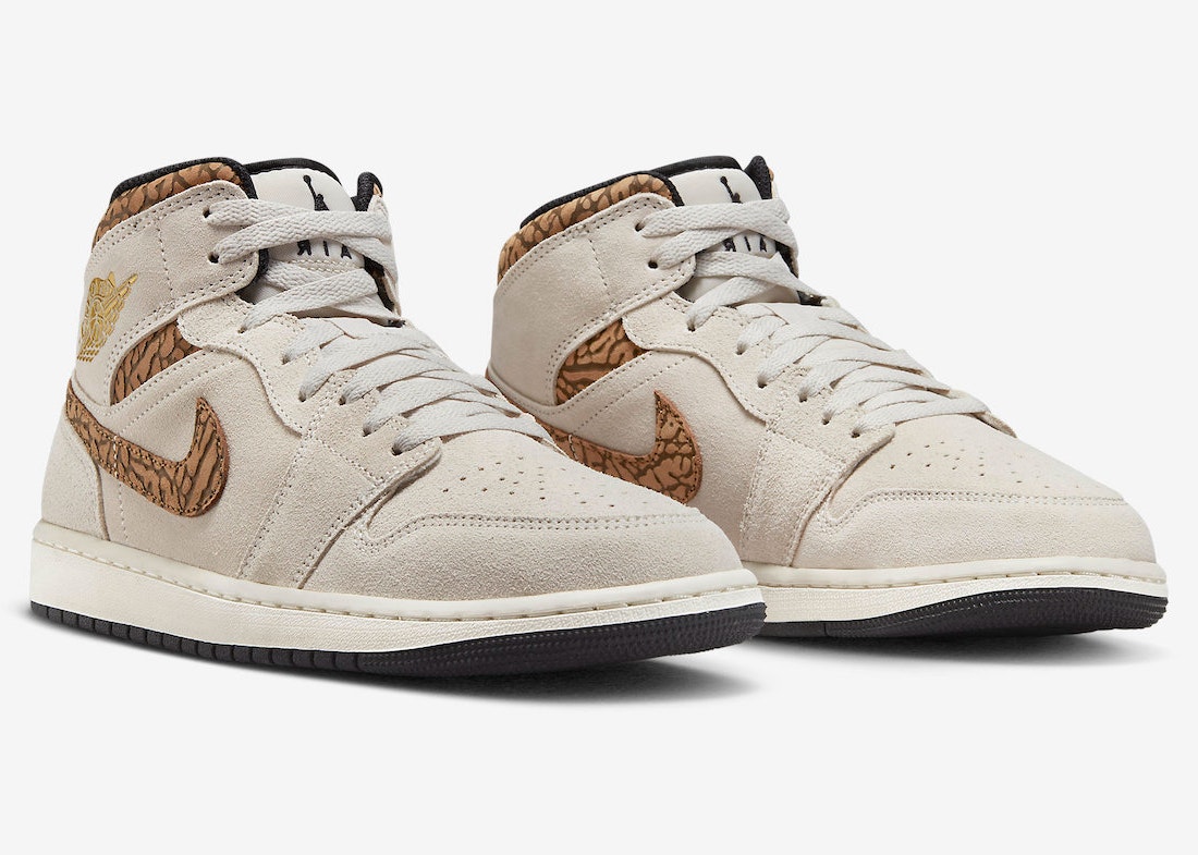 Air Jordan 1 Mid SE "Brown Elephant"