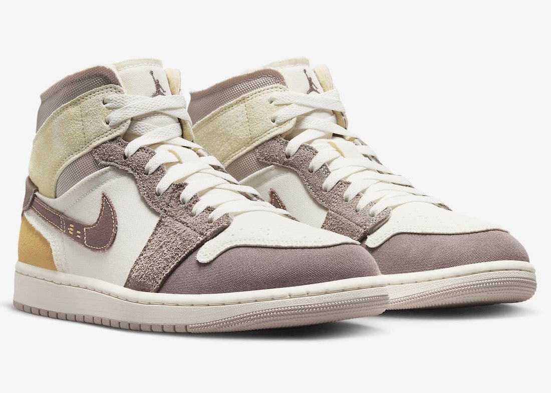 Air Jordan 1 Mid Craft "Inside Out" (Taupe Haze)