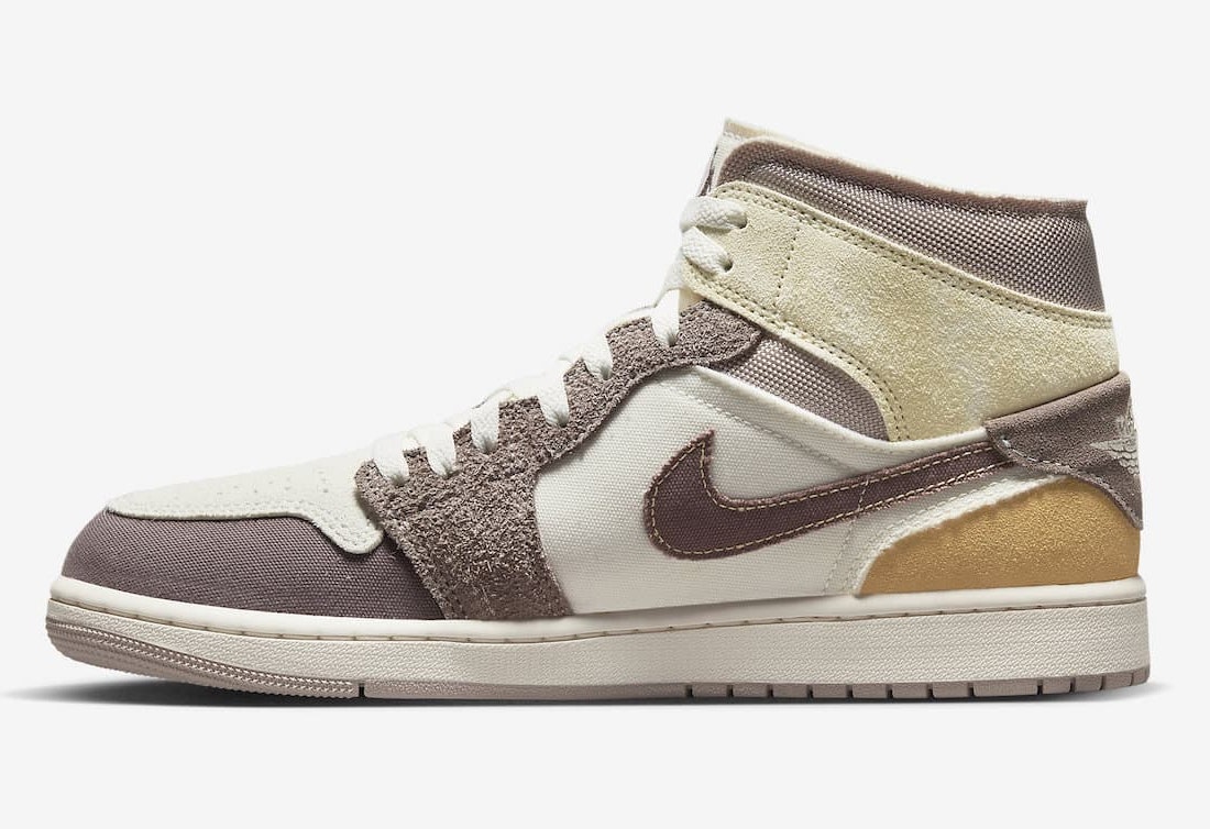 Air Jordan 1 Mid Craft "Inside Out" (Taupe Haze)