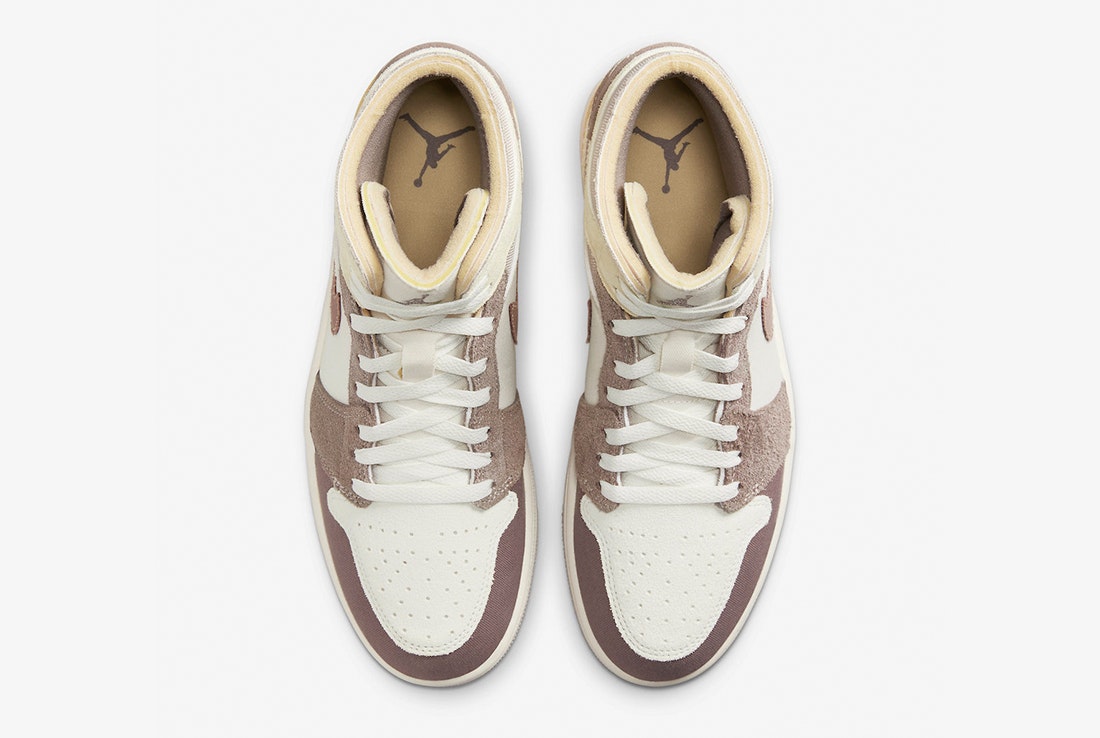 Air Jordan 1 Mid Craft "Inside Out" (Taupe Haze)