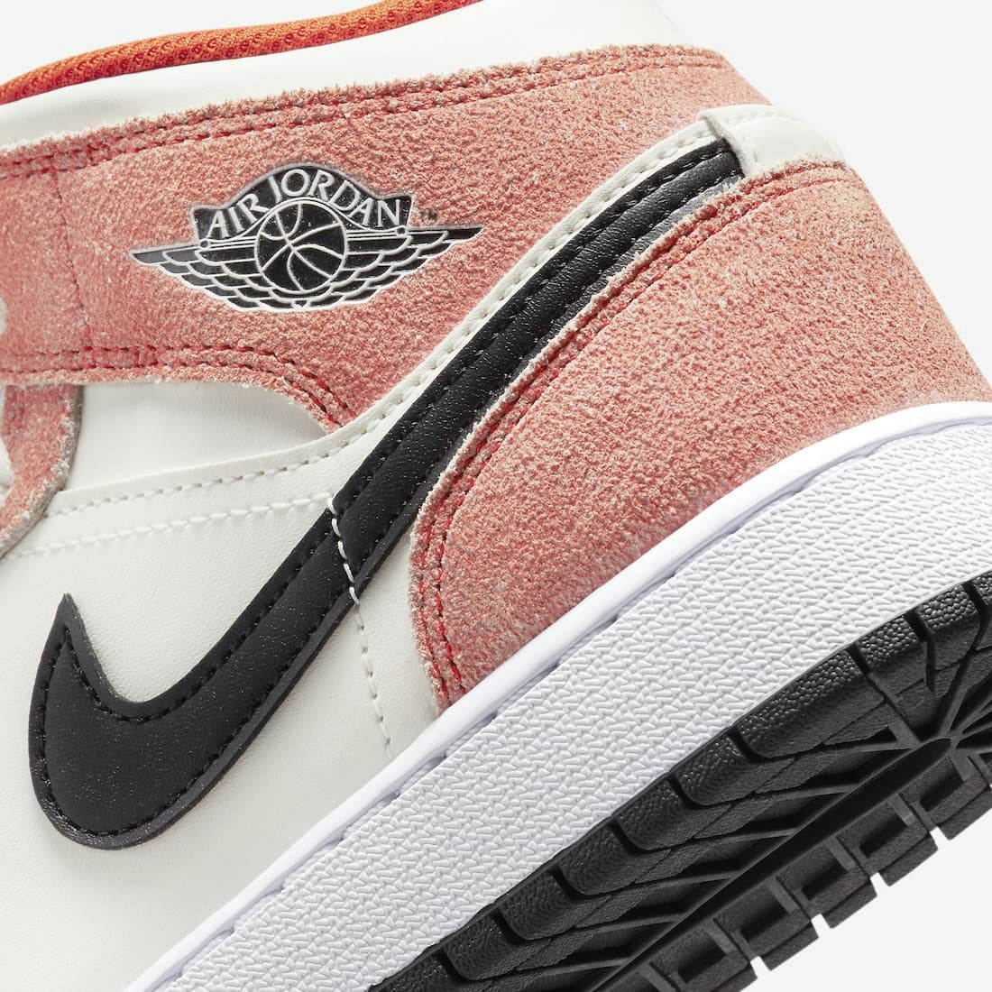 Air Jordan 1 Mid GS "Orange Suede"