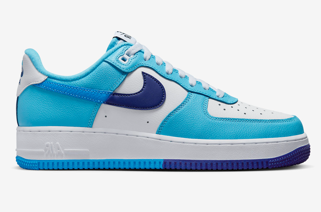 blue hd clear butterfly air force 1