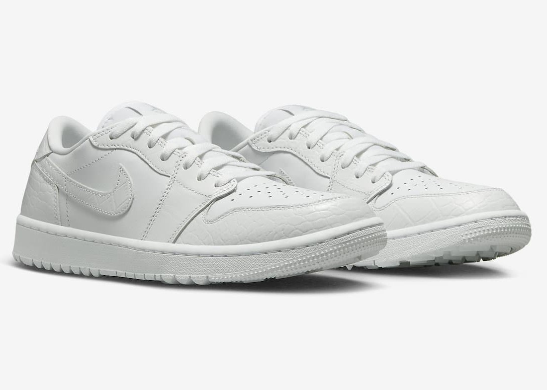 Air Jordan 1 Low Golf "White Croc"