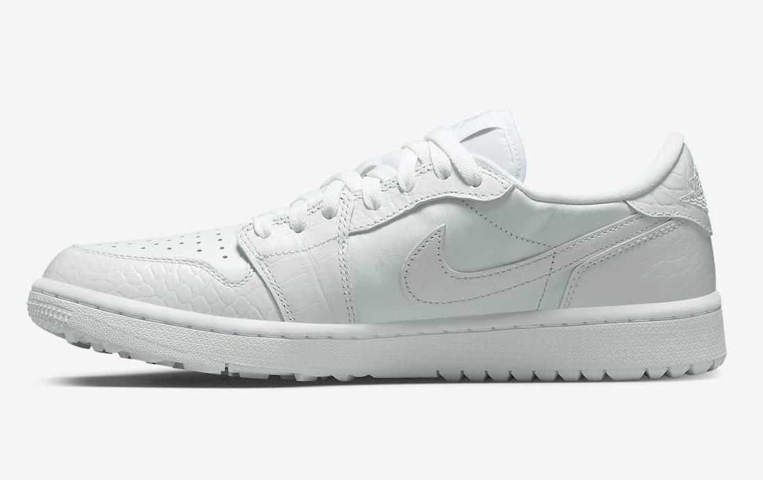 Air Jordan 1 Low Golf "White Croc"