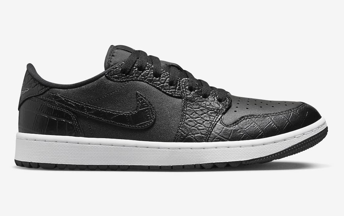 Air Jordan 1 Low Golf "Black Croc"