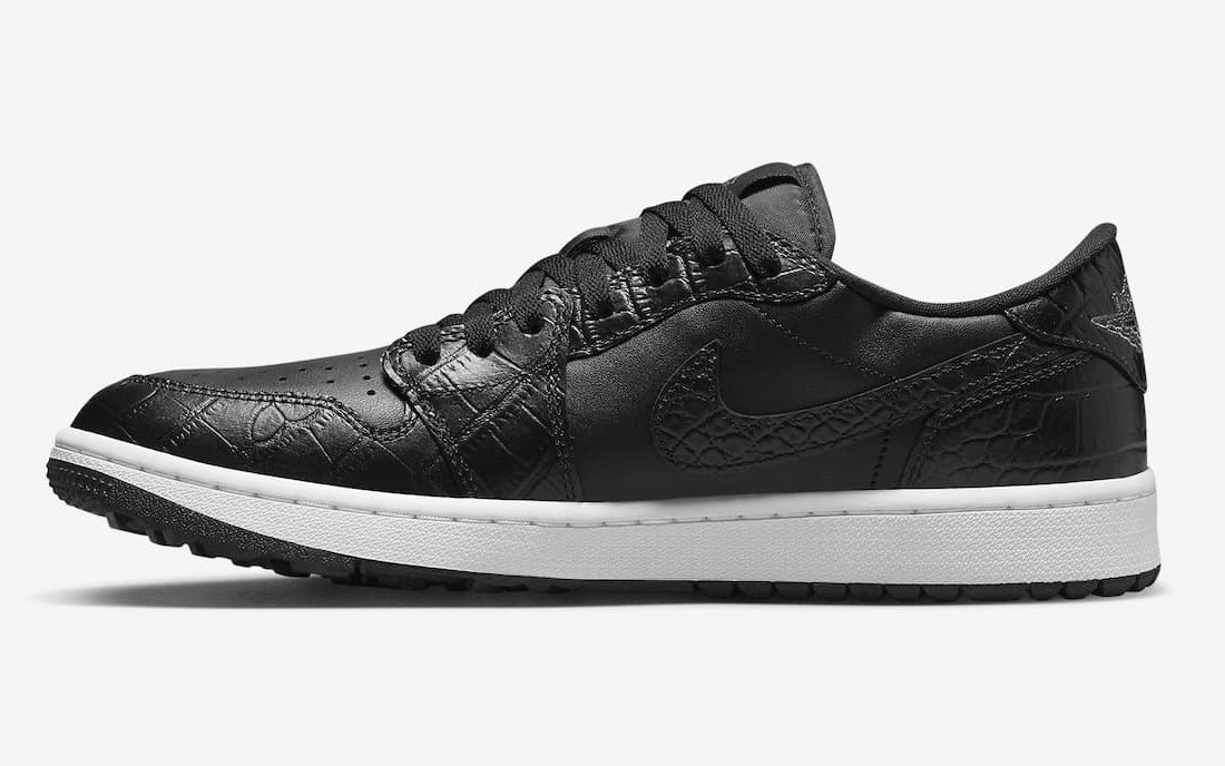 Air Jordan 1 Low Golf "Black Croc"