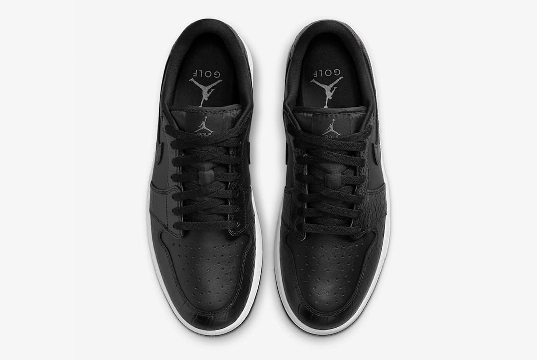 Air Jordan 1 Low Golf "Black Croc"