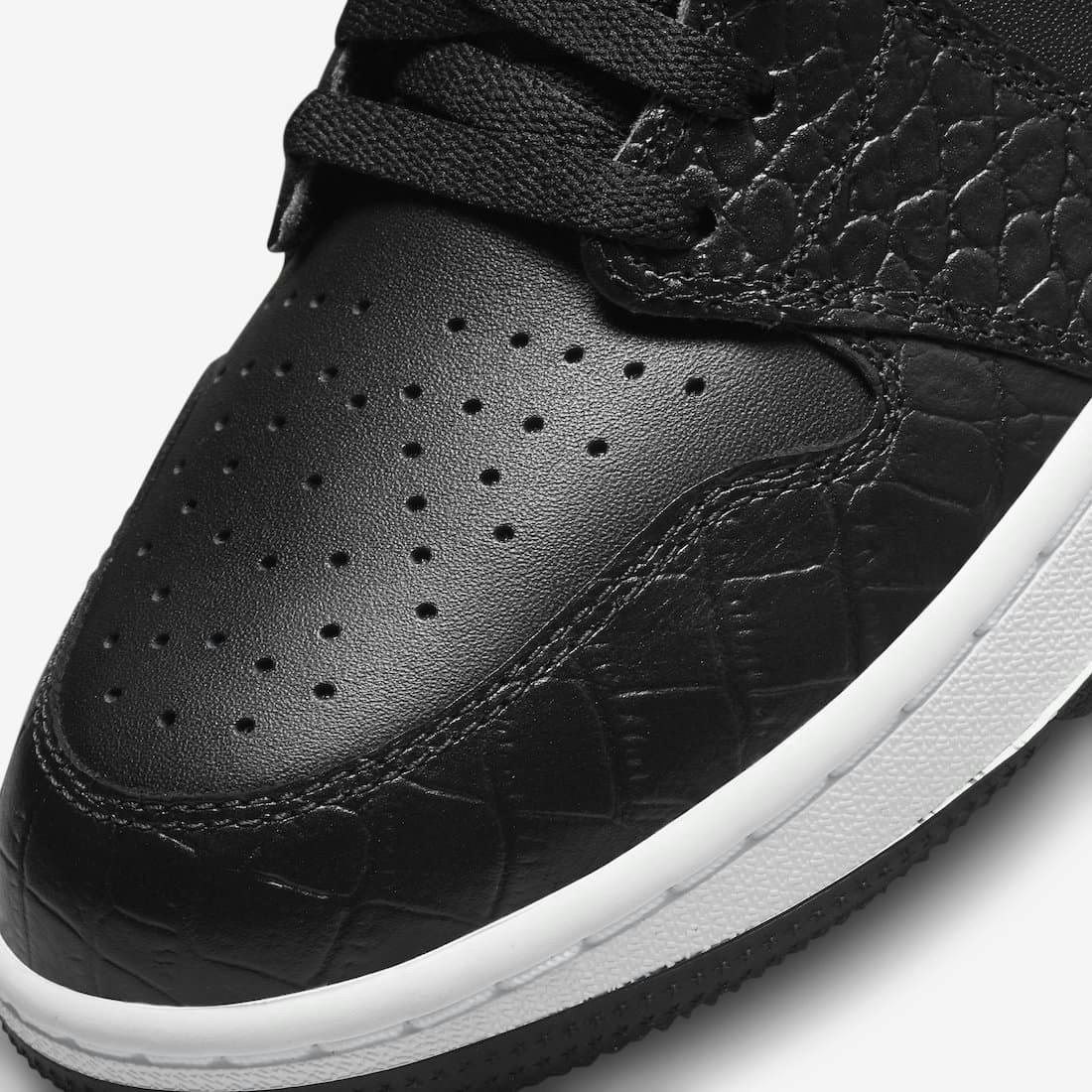 Air Jordan 1 Low Golf "Black Croc"