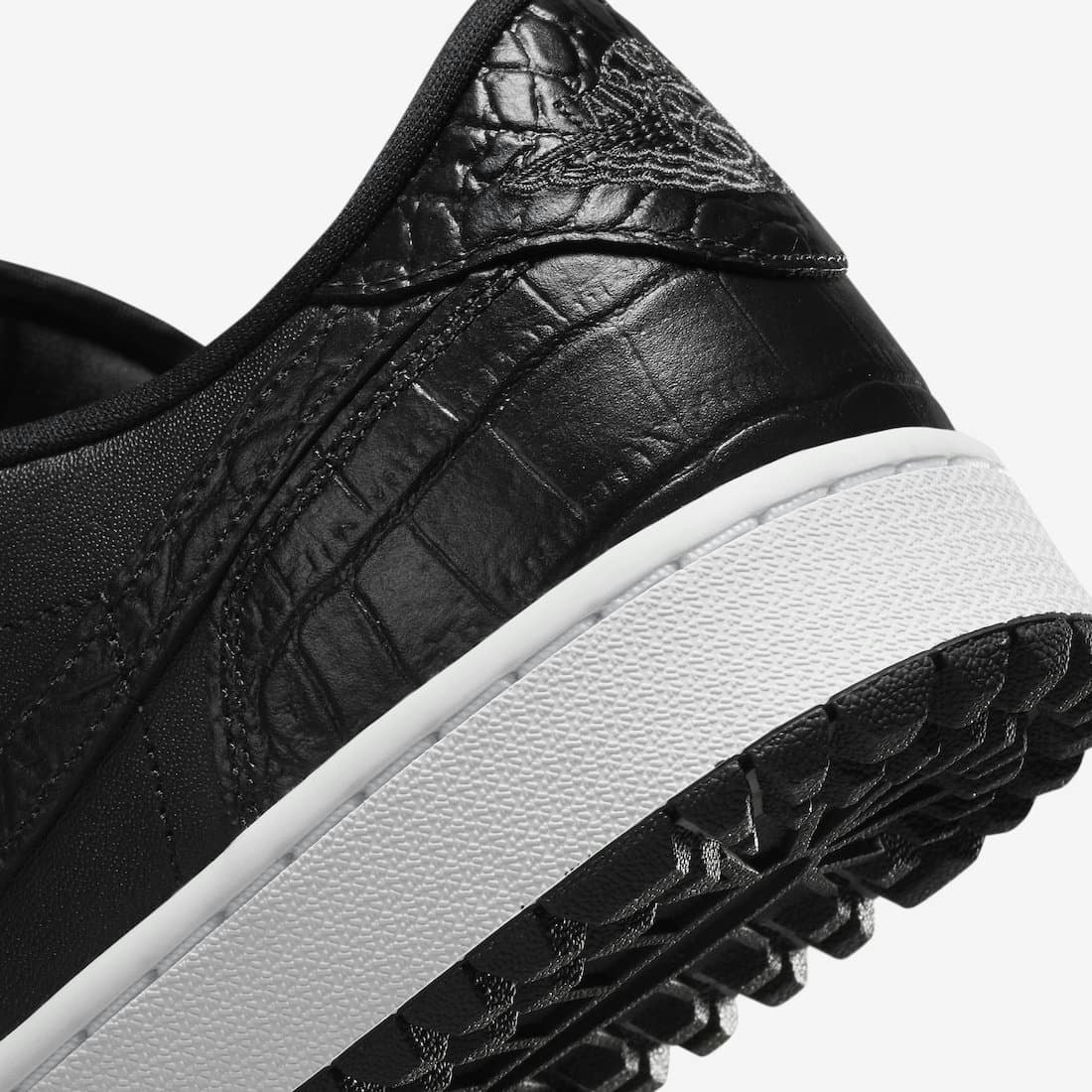 Air Jordan 1 Low Golf "Black Croc"